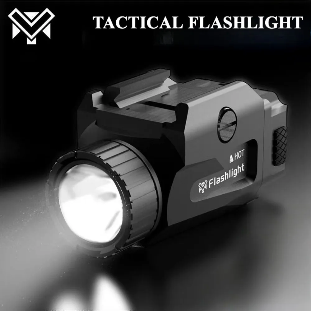 800 lumens tactical LED flashlight, quick detachable outdoor hunting  lighting