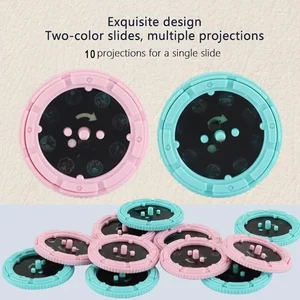 Bản vẽ đã xuất trình đồ chơi đèn lồng cho trẻ em, đồ chơi máy chiếu sáng tạo, sách truyện trước khi đi ngủ, 80 tiêu chuẩn, đồ chơi trẻ em, 10 thẻ 12 Neon đèn lồng chính - №4