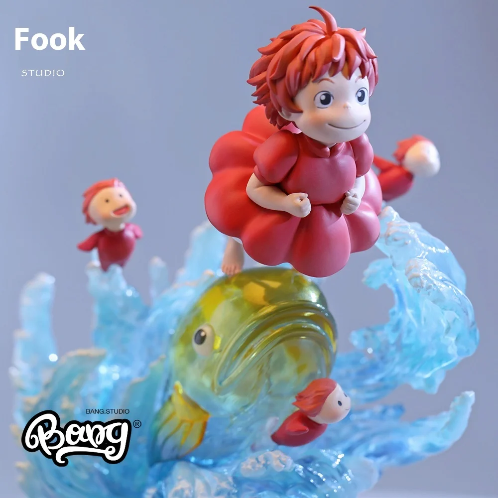 

22cm Goldfish Hime On The Cliff Goldfish Hime Tripping Statue Collect Toy High Quality Handmade Desktop Ornament Boy Girl Gift