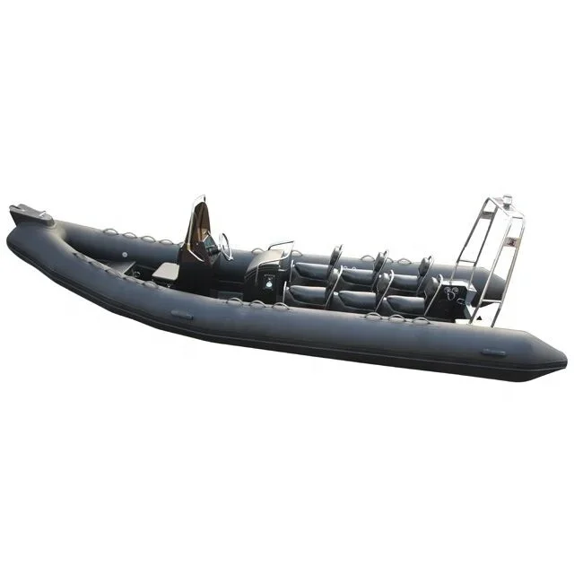 22ft RIB 660  ORCA Hypalon RIB Inflatable Boats Rubber Rowing Boat for Sale