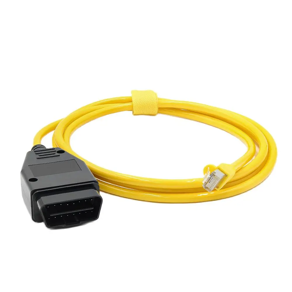 For BMW F Series ENET Coding Cable Ethernet to OBD2 Diagnostic Interface ENET OBD network cable diagnostic cable 3.25.3 ICOM