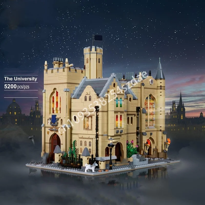 

5189pcs MOC The University Alternative Model Building Blocks Architecture Christmas Gifts Assemble Creative Toys Education Kids