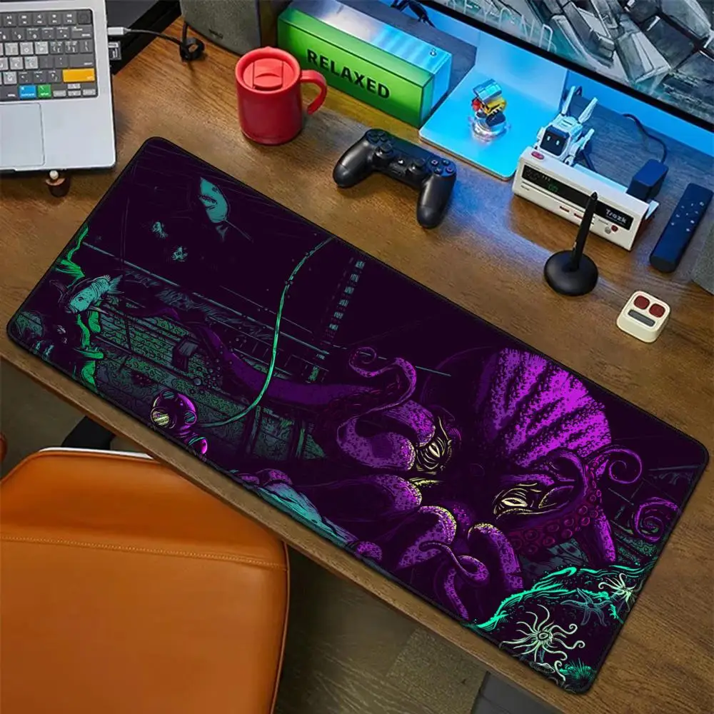 

Octopus Mouse Pad Rubber Mat Laptop Xxl Mousepad Notebook Gamer Computer Table Gaming Accessories