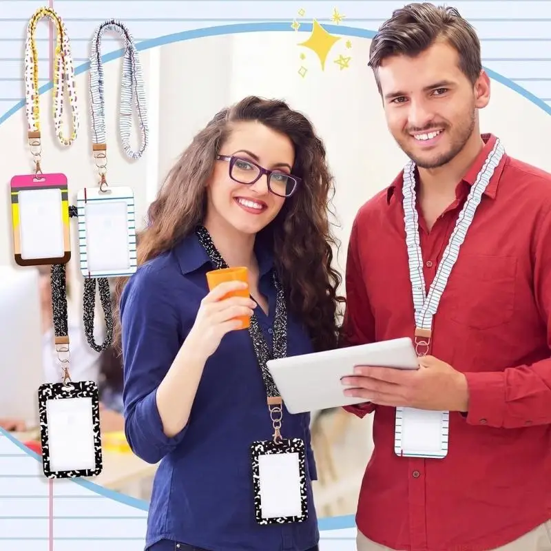 Lanyard Badge Holders with Tool-Free Card Access and Connectors