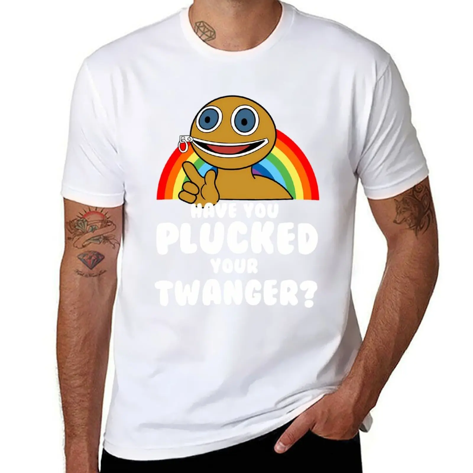 

Zippy Have You Plucked Your Twanger T-Shirt cotton t shirts man 100% t shirt man cotton T-Shirt