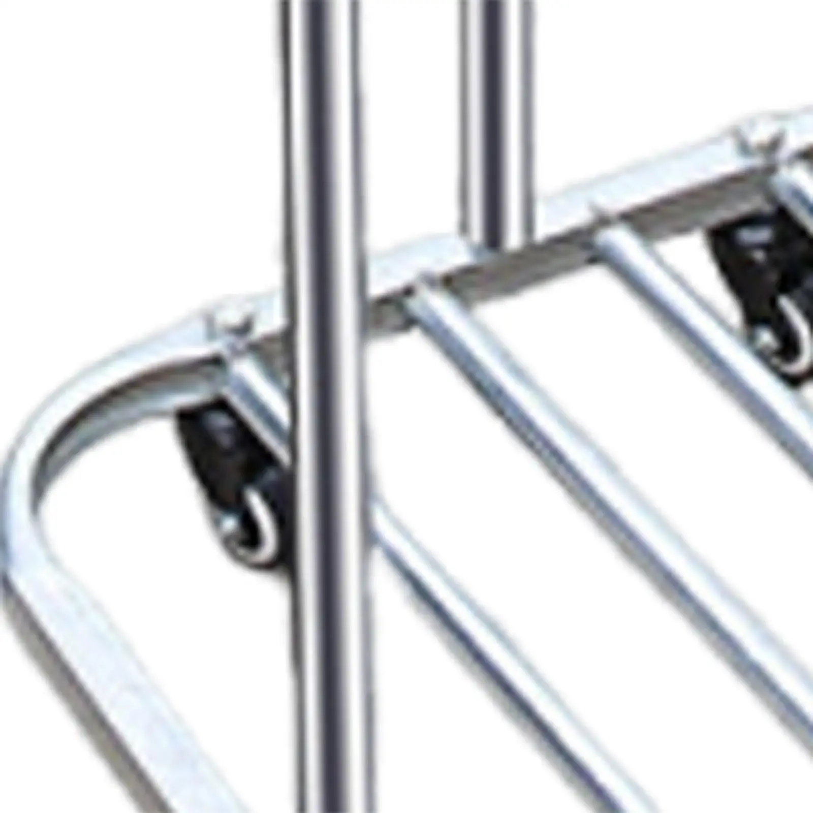 Heavy Duty Steel Garbage Bag Holder Adjustable Rack for Garden Yard Waste Outdoor Storage