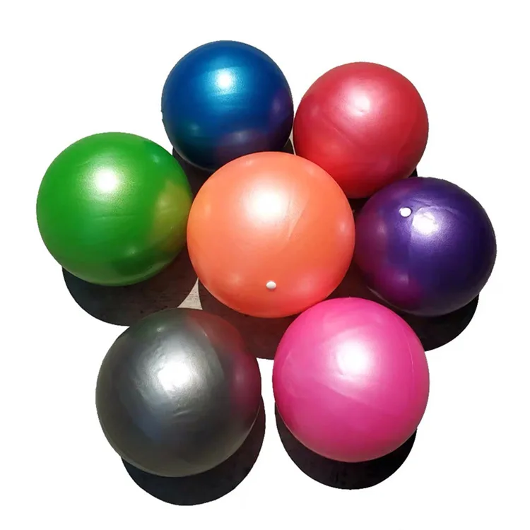 pilates gym mini pump 25cm 30cm Fitness Body Building PVC yoga ball