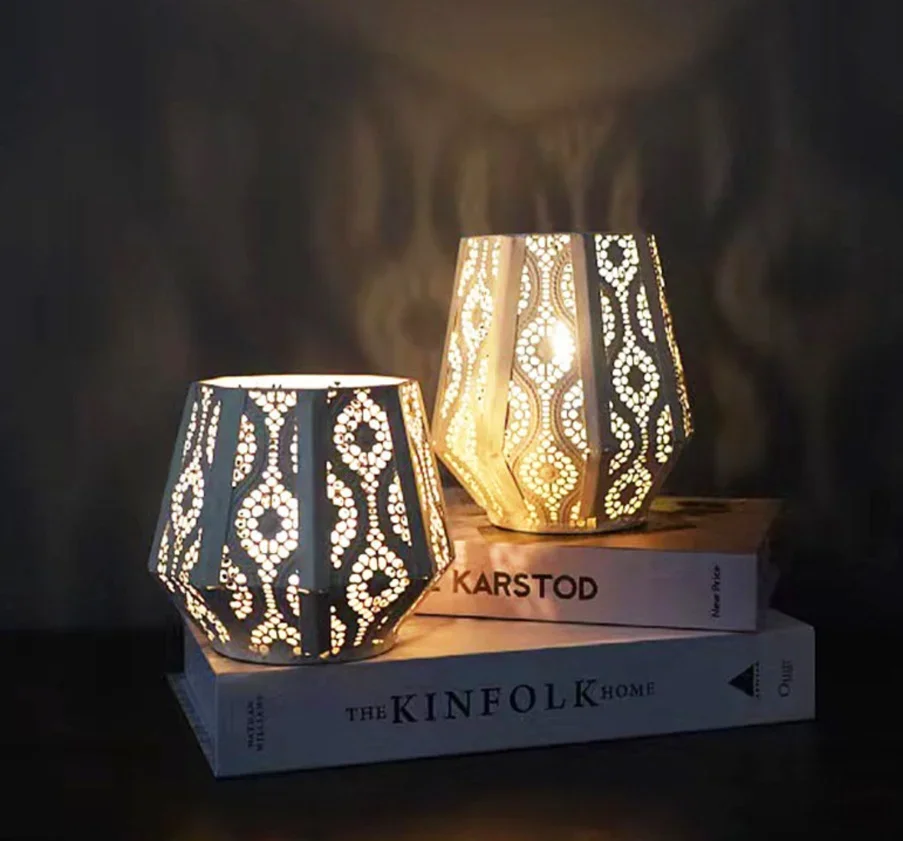 Beautifully Handcrafted Table Lanterns Handmade Moroccan Table Lamps Home Decor Spectacular Play of Light OEM N/A