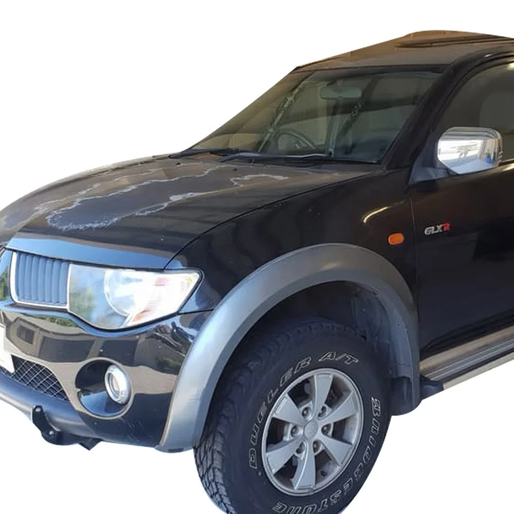 Accessories For Mitsubishi Triton L200 2007-2010 Pickup 4 Doors Accessories Gray Small Fender Flare Wheel Arch