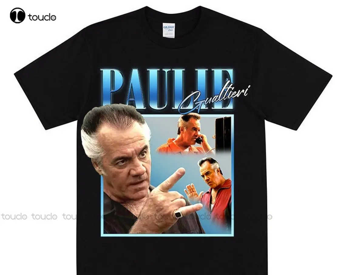 Paulie Gualtieri  T-Shirt Paulie From Sopranos Paulie Walnuts Tee Birthday Mob Themed Tee Vintage 90S Print Custom Gift