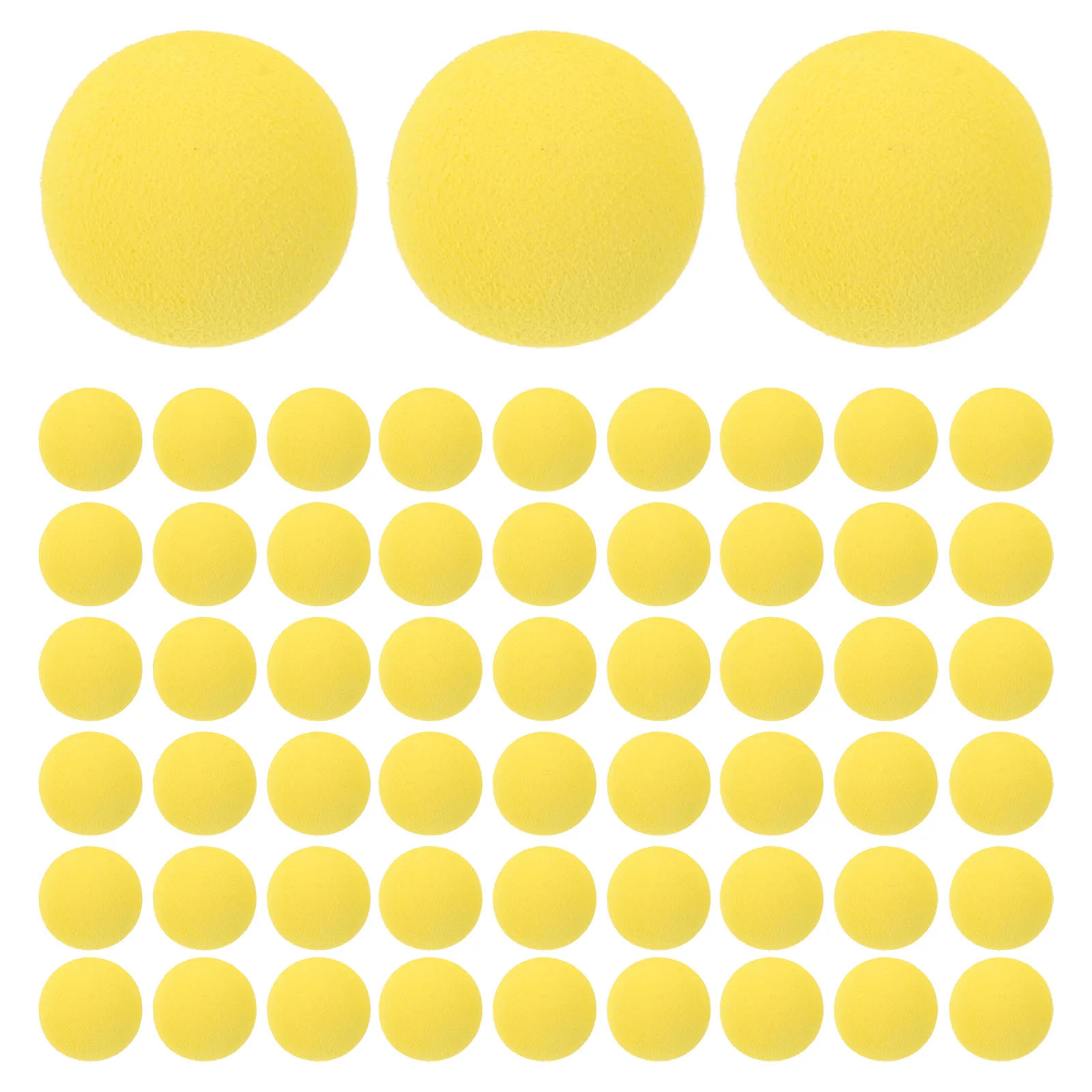 100 szt. Miękkie kulki piankowe 3 cm Lekkie kulki Eva do łatek, karnewalowych gier klasowych, zamienne pociski