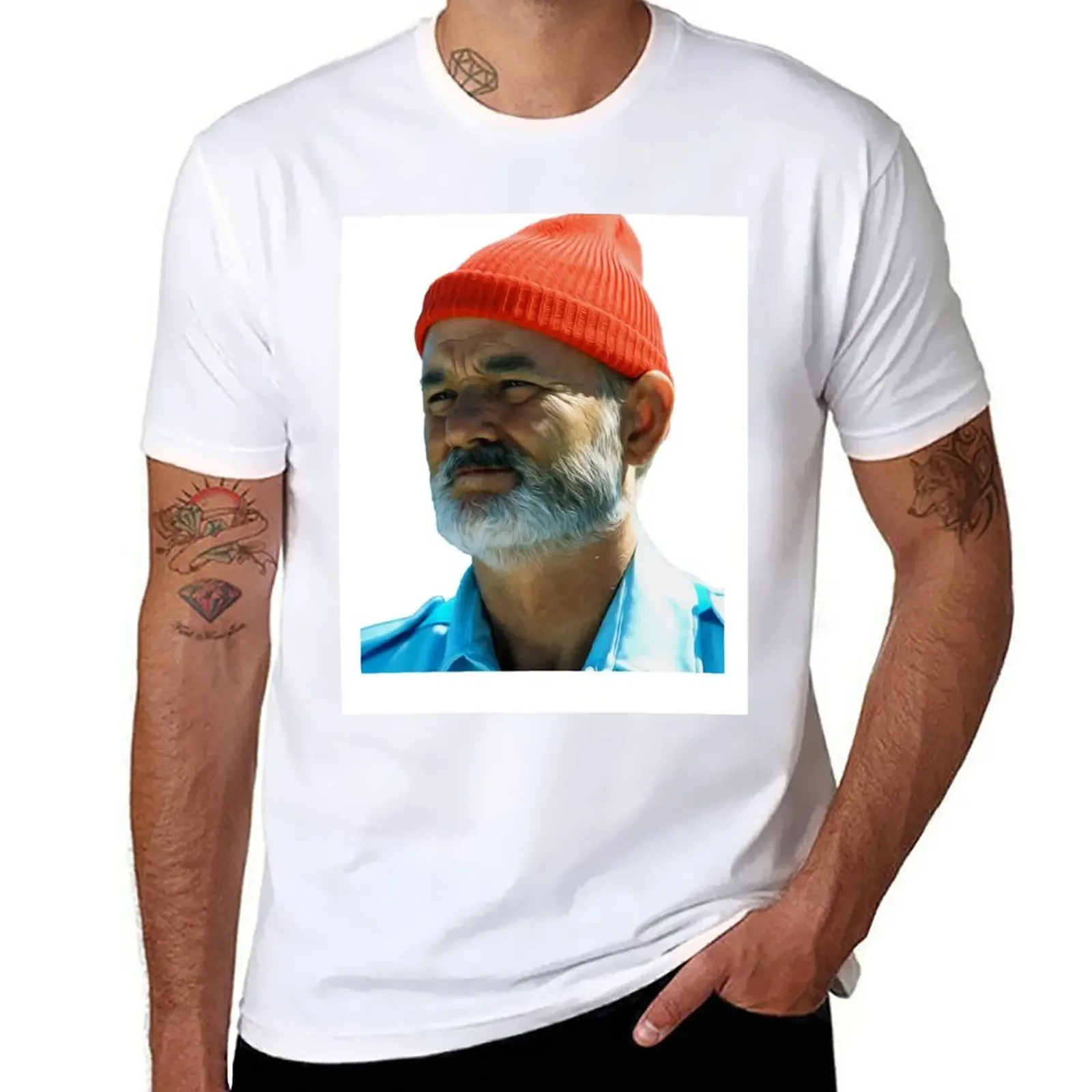 

Steve Zissou - Bill Murray T-Shirt customizeds boys animal print t shirt for men