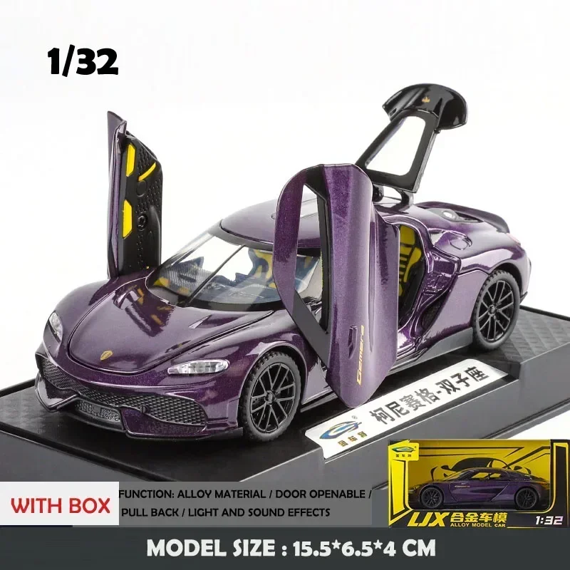 

1/32 модель автомобиля из сплава, отскок, звук и свет, спортивный автомобиль, имитация автомобиля, подарок на Рождество, день рождения, коллекция украшений, модный Орнам