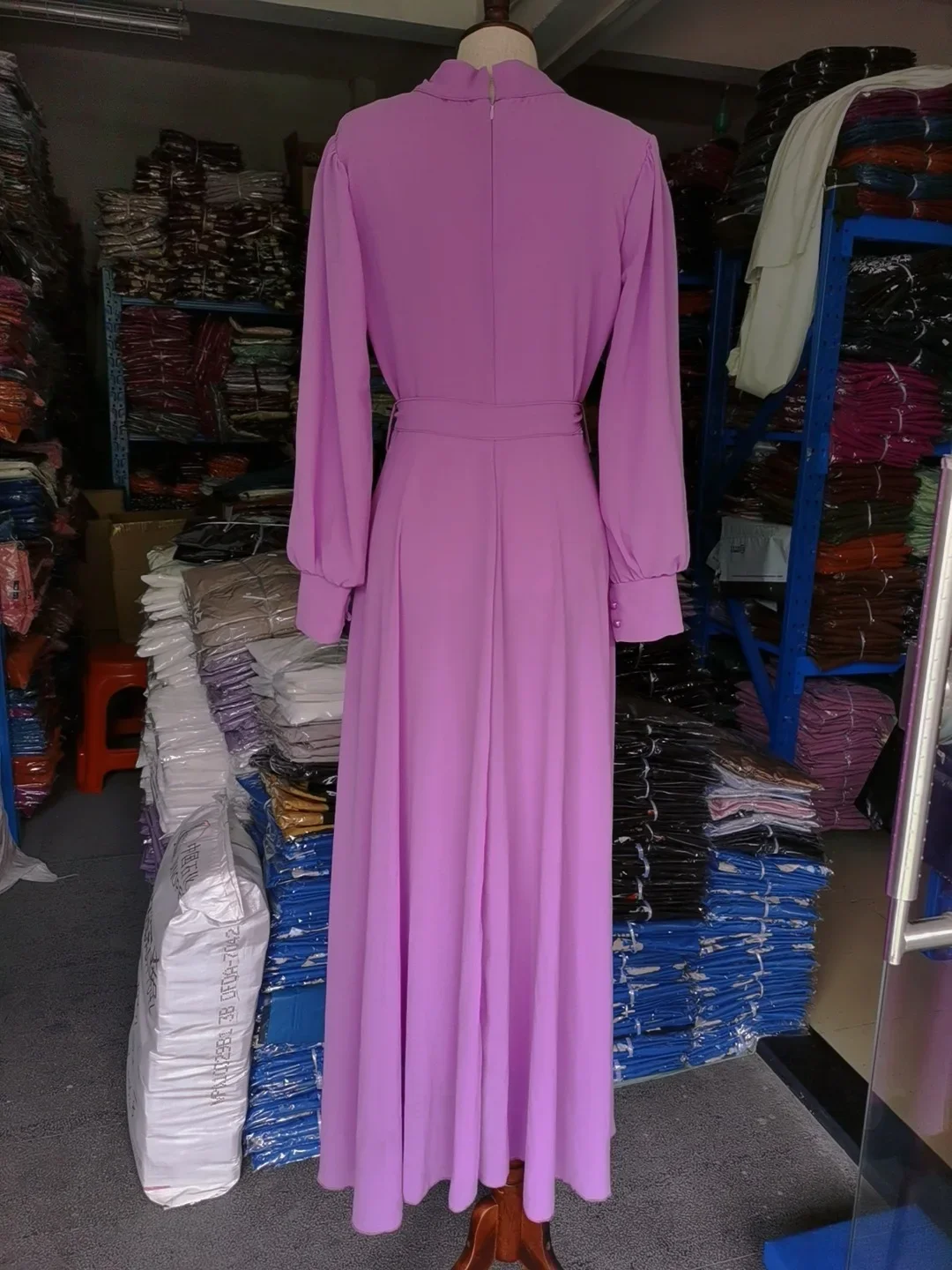 Gaun Muslim Wanita Hijab Abaya Kaftan Marocain Jubah Panjang Pakaian Islami Ayunan Besar Vestido Sifon Gaun Kaftan Turki Islam