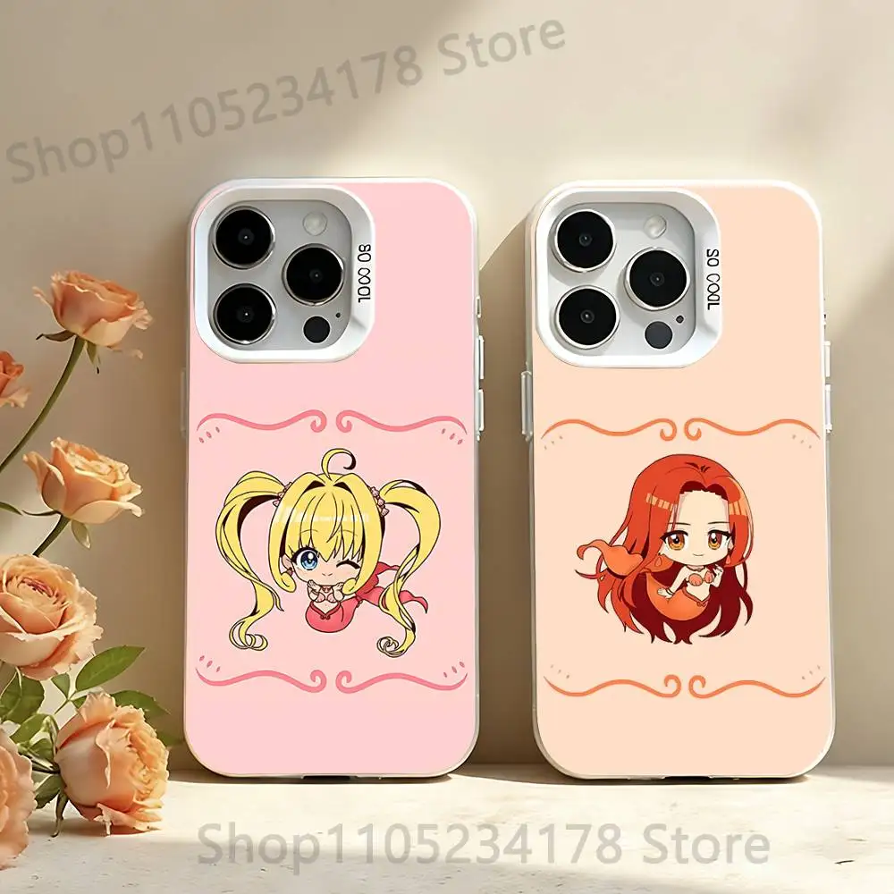 M-Sermaid Melody Pichi Funda de teléfono para iPhone 17,16,13,12,11,15,14,Pro,Max,Plus,SE4,Air,Mini Blanco IMD Mate