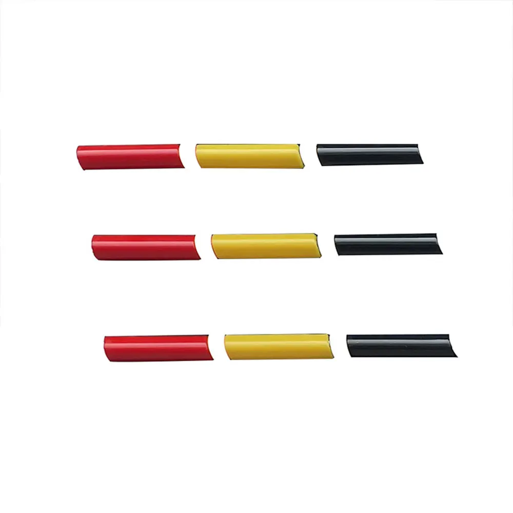 For Audi A6 C8 4K 2019-2022 Car Front Grille Trim Strips Racing-Grills Decorative Three-Color Automotive Exterior Accessories