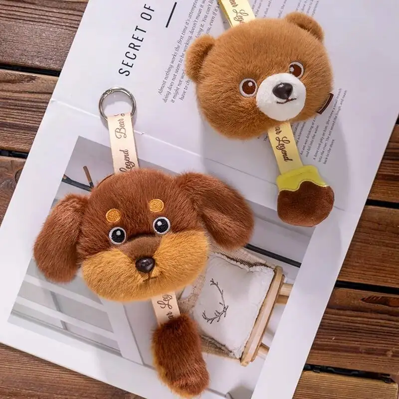 10 センチメートルかわいい漫画動物小銭入れかわいいリトルベアペンギンレッサーパンダダックスフントぬいぐるみペンダント子供の誕生日プレゼント