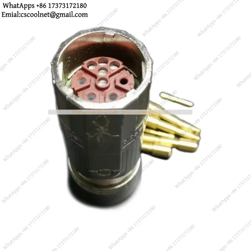 k06 Industrial Stainless M23 Encoder 9Pin Aviation Power Connector Male Female Plug Socket Servo Motor 4Pin + 5Pin Adapter
