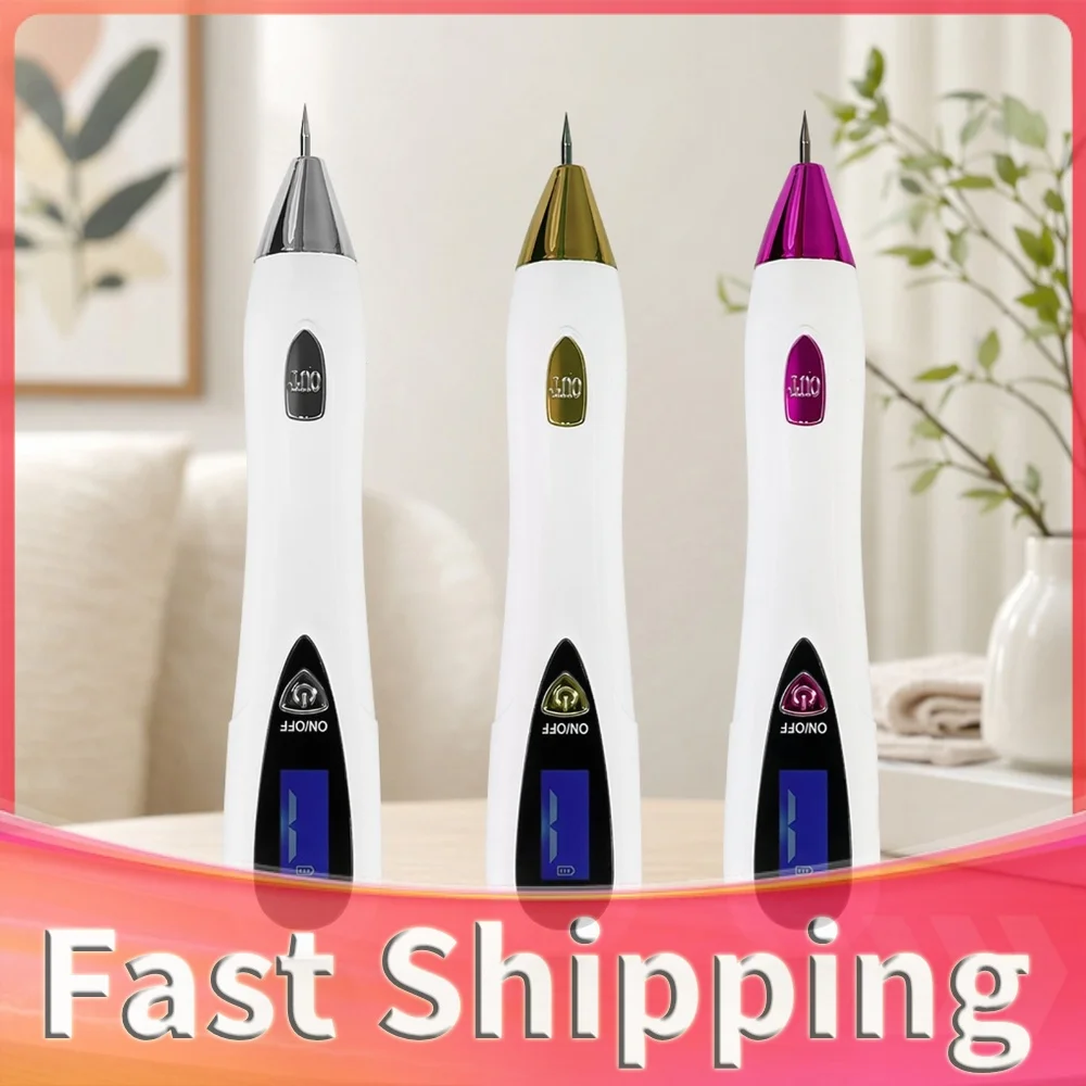 9 Levels Skin Tag Remover Pens with LED Display Painless Spot Remover USB Rechargeable Spots Removal Pen for Face Body Beauty