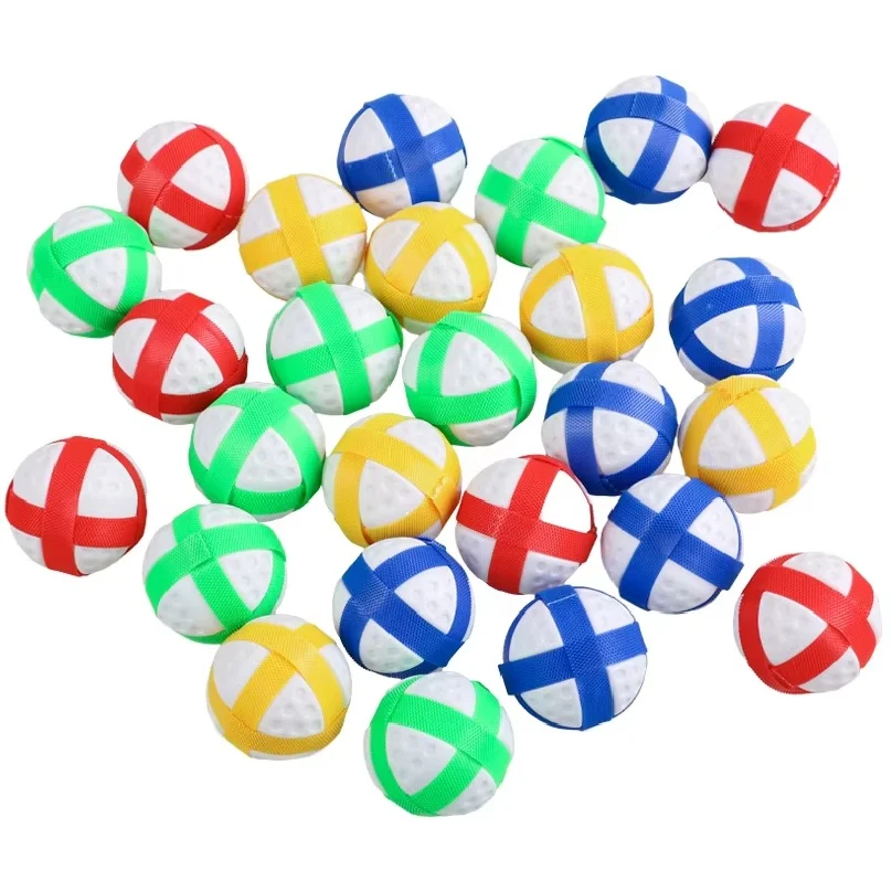 20 Pieces Balls Game Accessories Multifunctional Lightweight Party Games for Fabrics Board Hook and Loop Balls