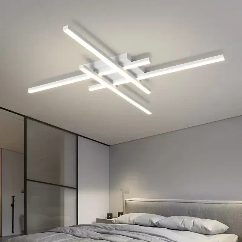 Modern LED Ceiling Lamp Chandelier Strip Luxury Room Ceiling Lights Living Room Bedroom Dining Room Home Aisle Indoor Lighting