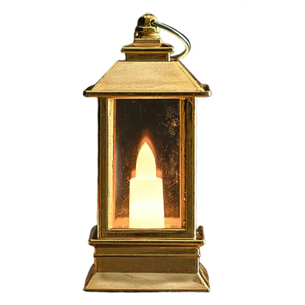 Christmas LED Candle Lantern Retro Style Battery Powered Flickering LED Candle Lamp Party Hanging Lantern Decor