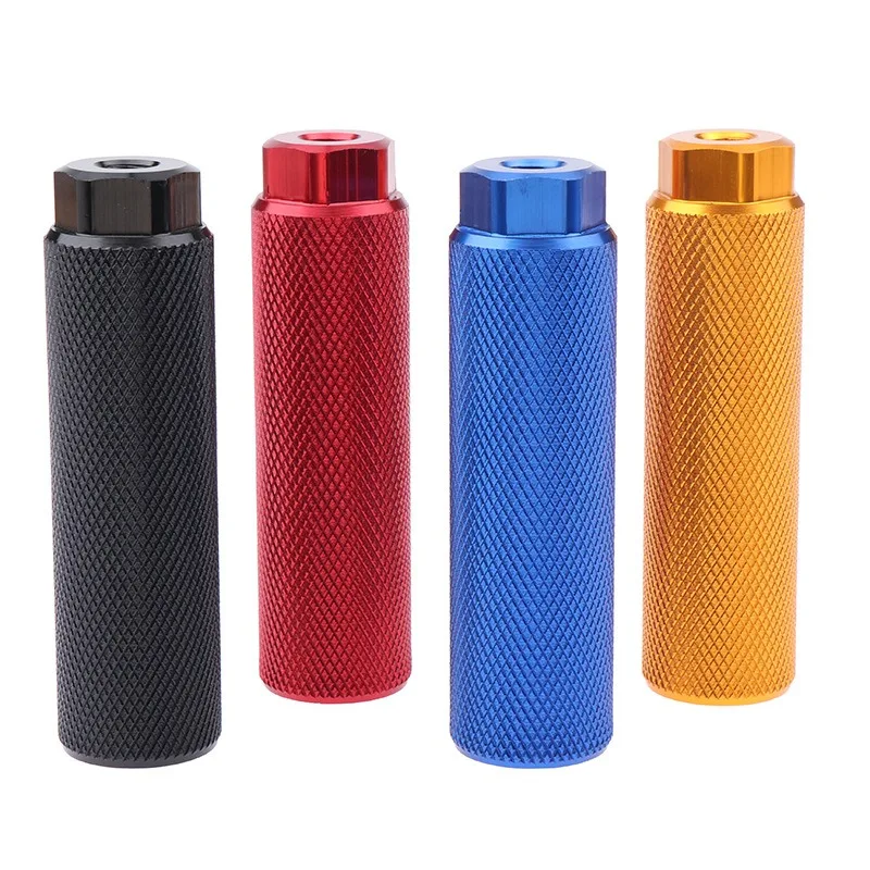 AliExpress NONE For Bike Fit 3/8'' Axle Footrest-Lever Bike Pegs Aluminum Alloy Bicycle Anti Skid Pegs Lead Foot Bicycle Accessories