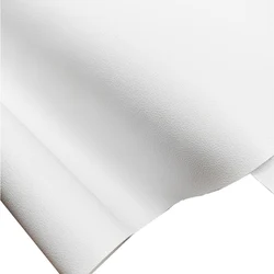 Good White Faux PU Leather Fabric,Sofa Sewing Material, Small Sheep Pattern PU Artificial Leather for DIY Sofa/Bag/seat Cover