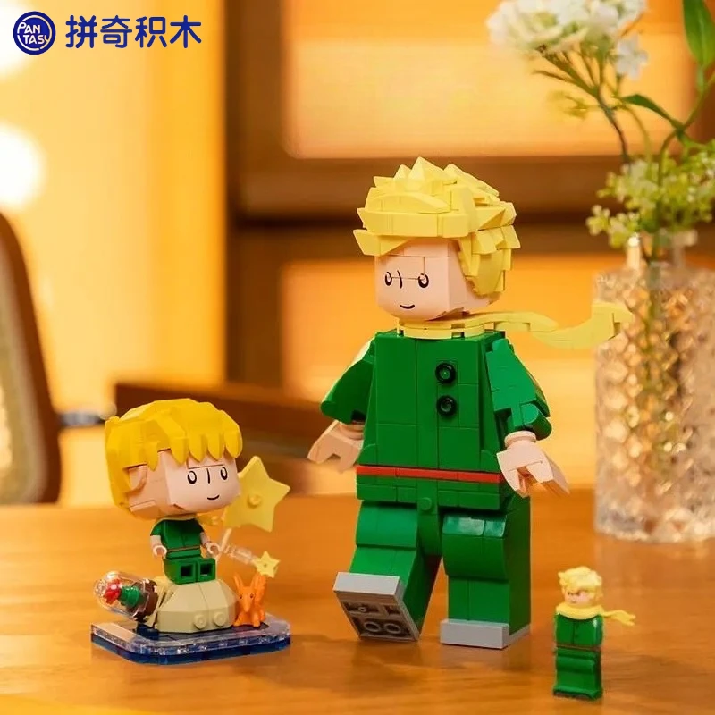 Blocs de construction le petit Prince, figurines de modélisation classiques pour enfants, jouets éducatifs assemblés, modèle d'ornements, cadeau de vacances