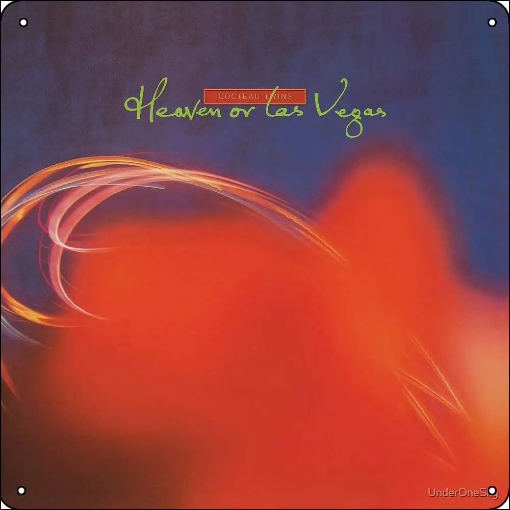 Cocteau Twins - Heaven or Las Vegas Album Cover Poster Metal Sign 12 x 12 inches Funny for Home Man Cave Garage Wall Decorations