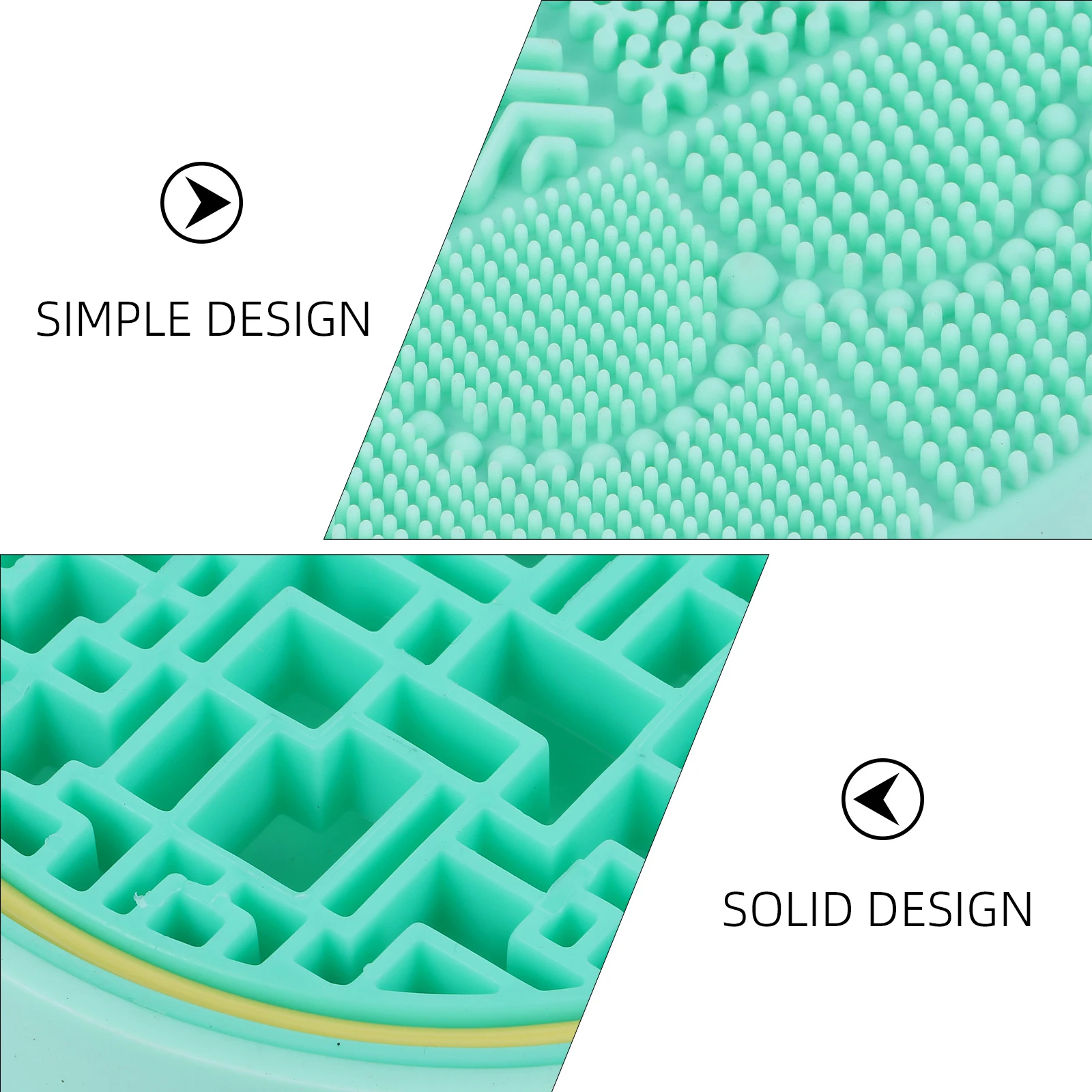 

Makeup Brush Cleaning Box Silica Gel Mat Scrubber Drying Holder Reusable Safe Durable For Brush Storage Organization