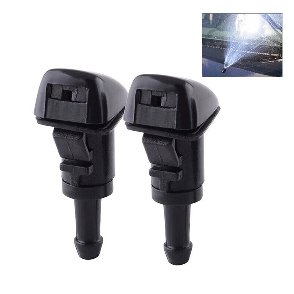 

2pcs Car Windshield Washer Fluid Spray Nozzle 4805742 4805742AB 5116079AA 4805742AC Windshield Washer Nozzles Rubber Gaskets