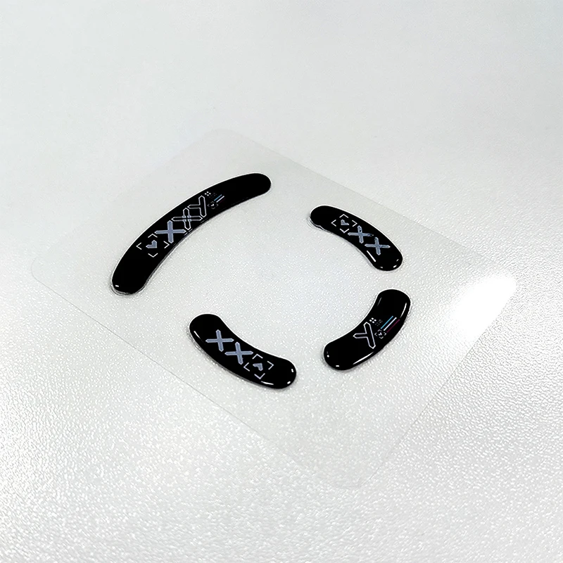 1 Pack Glass Mouse Skates Glide Feet Pads Mouse Feet Sticker For G Pro Wireless Rounded Curved Edges Game Mouse Accessories