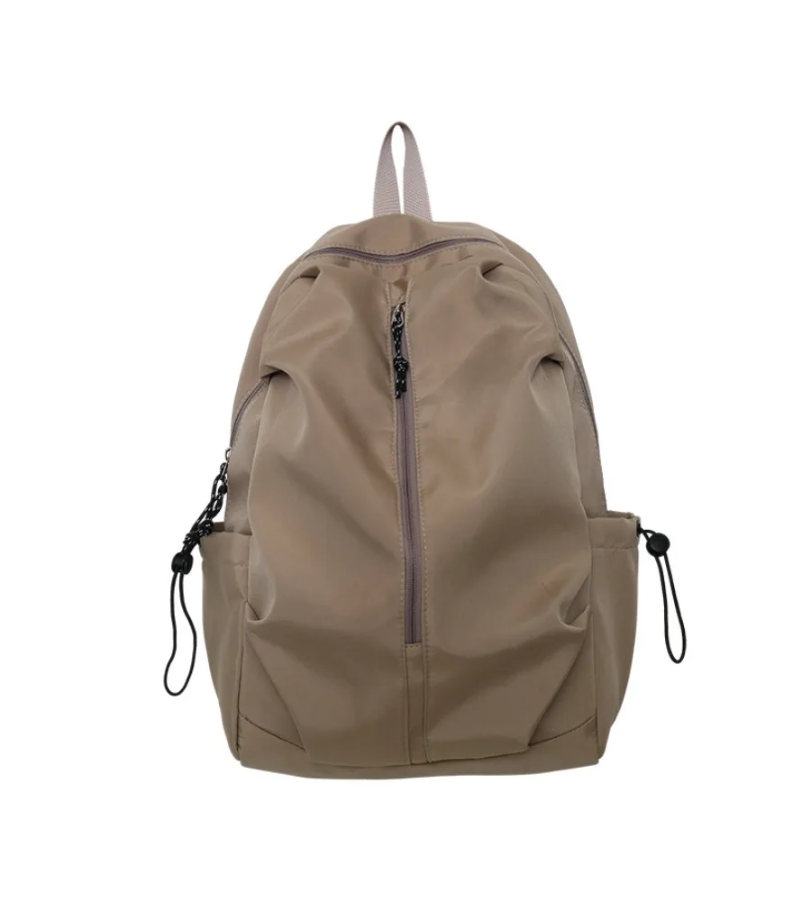 Travel bag simple casual backpack men's fashion large-capacity backpack summer high school student schoolbag female college stud
