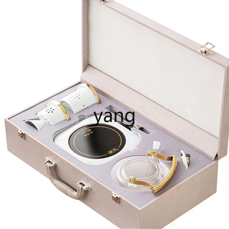 

lCX household double liner cooking dual-purpose tea stove health pot high-end gift box