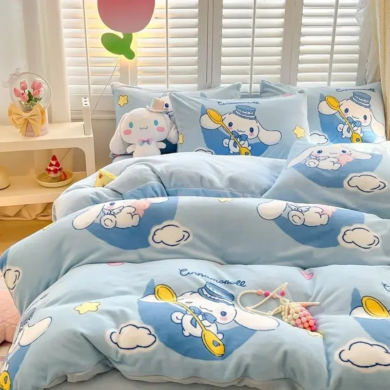 Sanrio Plush Four-piece Set Kuromi Cinnamoroll