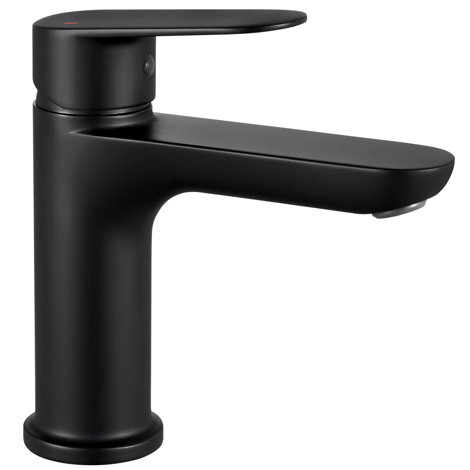 CECIPA Max Waschtischmischer mit Ausziehbarer Brause, Einhand-Armatur für Waschbecken und Aufsatzwaschbecken, Schwarze Aufsatzwaschbeckenarmatur
