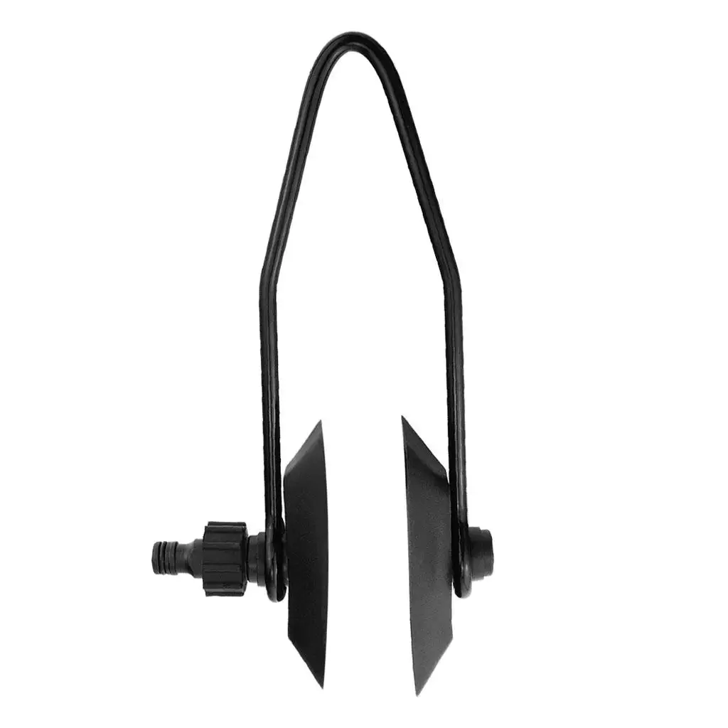 

Universal Outboard Flusher Rectangular Ear Muff Cups for Marine Boat Yacht Replacement Parts - Black