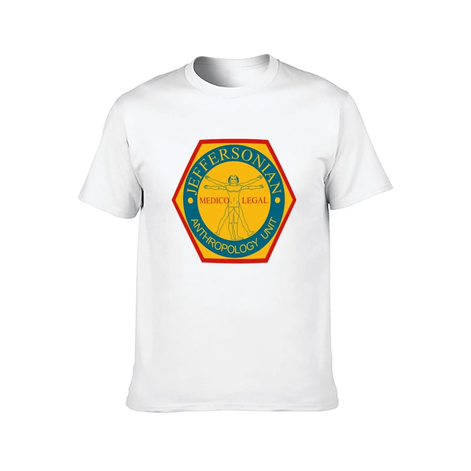 تي شيرت Jeffersonian-logo تي شيرت رجالي فاخر أساسي تي شيرت #2