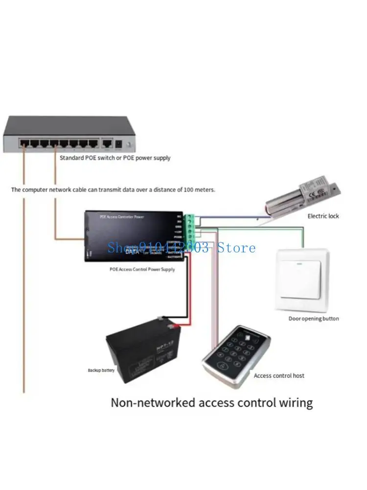 

L4MD Dependable Isolated POE Power Supply 48V to 12.6V 3A for Continuous Operation in Various Security Access Environment