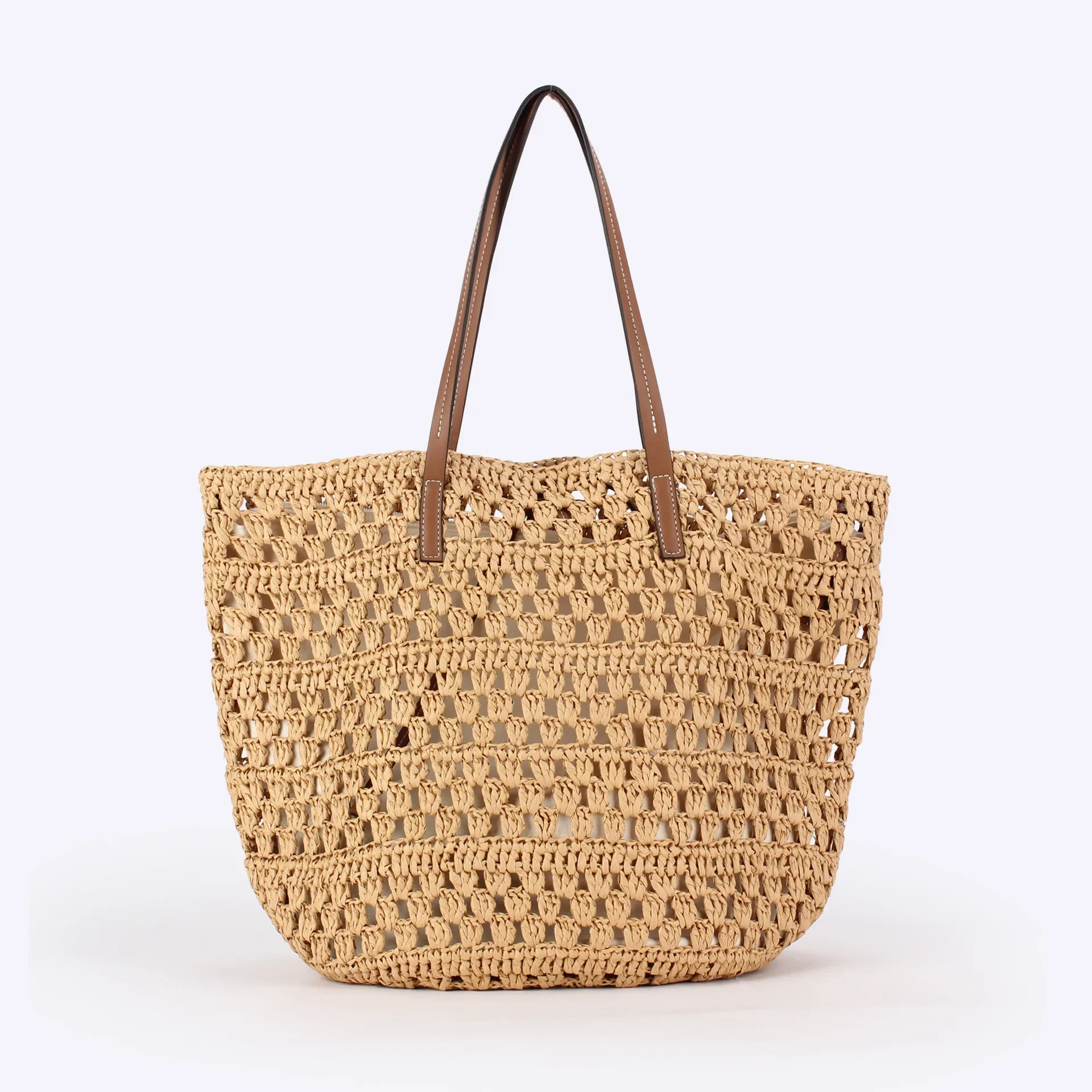 

Повседневная большая вместительная полая соломенная сумка-тоут, дизайнерские тканые женские сумки на плечо, летние пляжные сумки ручной работы, большие кошельки Бали