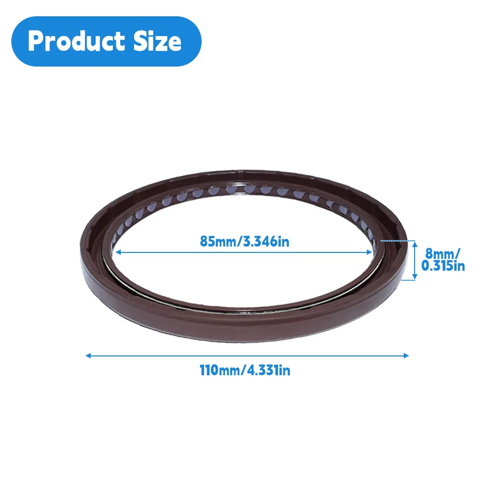 DMHUI Rotary Shaft Sealing Ring 85x110x8mm for SAI MM750 Motor - BAFSL1SF Type FKM Rubber Durable Oil Seals Factory Direct Sales