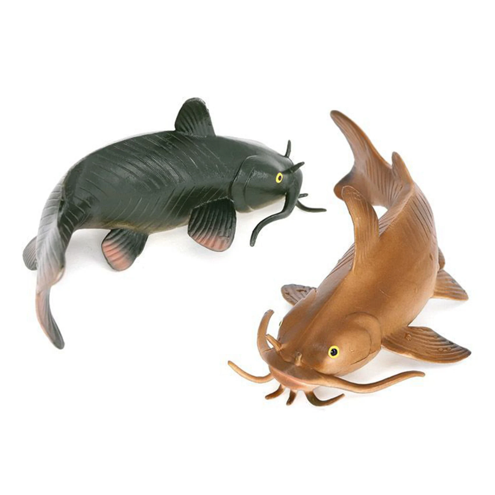 Jouet modèle de poisson-chat animal pour enfants, ornements solides, figurine d'action, simulation, cadeaux pour enfants, B