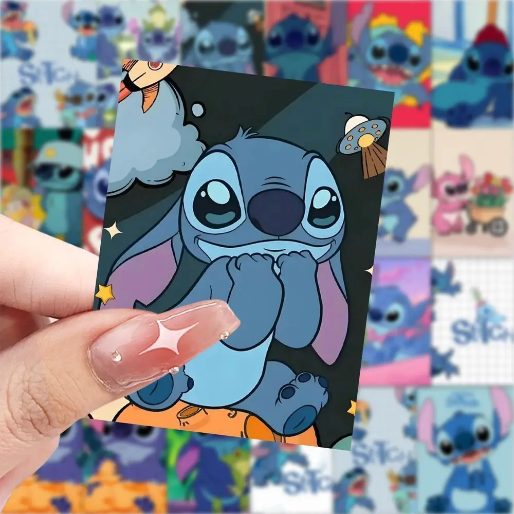 63 pièces mignon Disney dessin animé Lilo & point autocollants Kawaii enfants décalcomanies jouets bricolage journal portable bagages Kawaii décalcomanies jouets