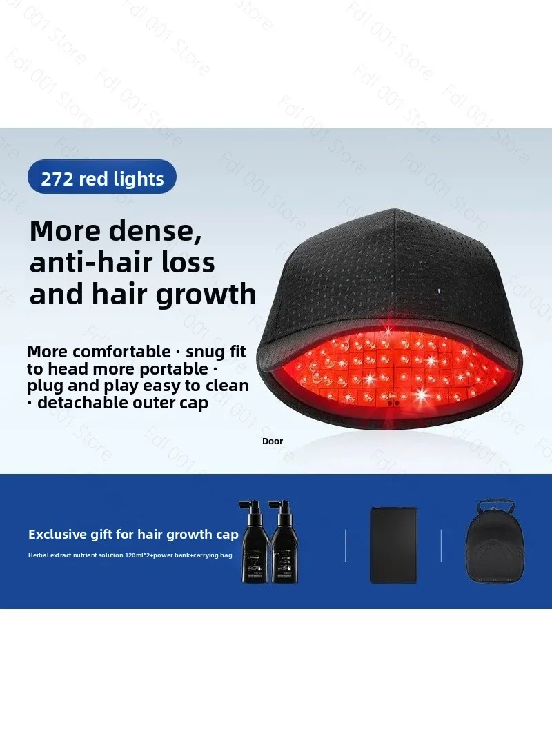 Hair growth cap 272 red light hair growth instrument helmet anti-hair loss hair health cap
