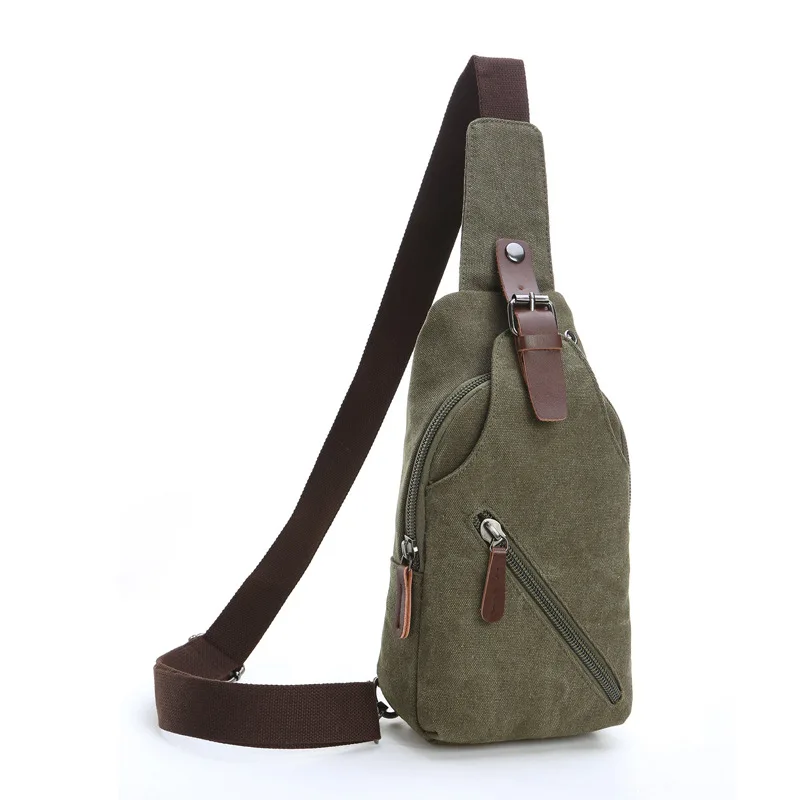 2023 nuovo zaino a tracolla monospalla da uomo Wash Canvas Outdoor Leisure borsa a tracolla moda di alta qualità gilet da viaggio sportivo