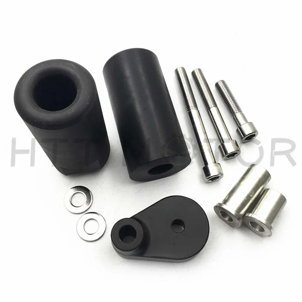 

No Cut Frame Slider Crash Protector for 2008 2009 Yamaha YZF R6 YZF-R6 YZFR6 Black