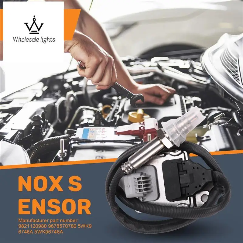 

2X 5-контактный 9821120980 5WK96746A датчик Nox для Citroen C3 C4 Berlingo 208 308 3008 5008 Boxer 1,6 2,0 Bluehdi