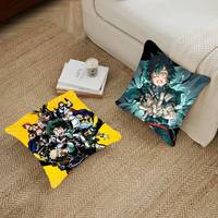 My Hero Academia 45*45cm Cushion Cover Pillow Cover Decor Pillowcase Home Pillowcase For Couch Pillow