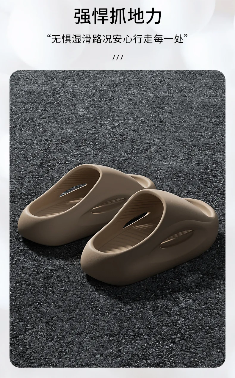 Pantuflas Eva de Verano 2026, Nuevas y Modernas, para Hombre, con Suela Gruesa Antideslizante, para Interiores y Exteriores, Pantuflas de Pareja, Chanclas de Baño